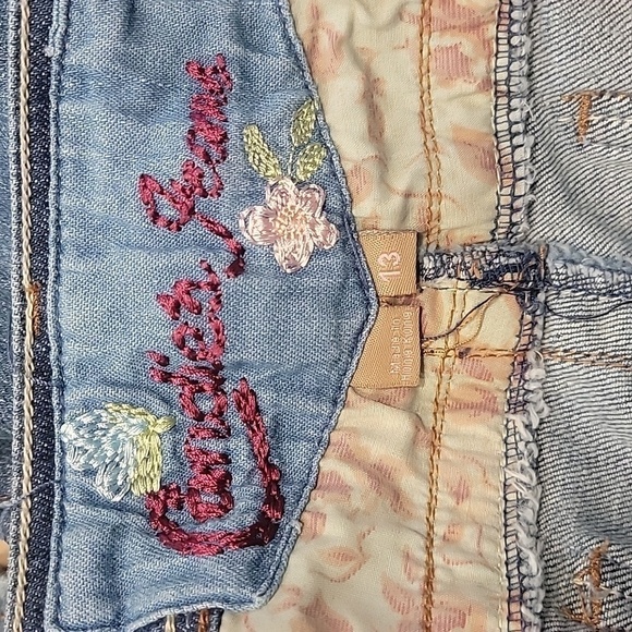 Candies Jeans, Size 13, Sequin Embellished with Distressing. Flared/Bell Bottom - Picture 12 of 13